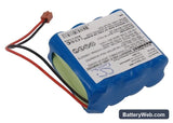 Terumo TE-331 Replacement Battery, 9.6V, 2000mAh, Ni-MH 2