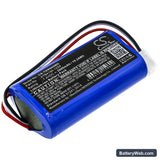 Terumo TE-SS700 Replacement Battery, 7.4V, 2600mAh, Li-ion 1