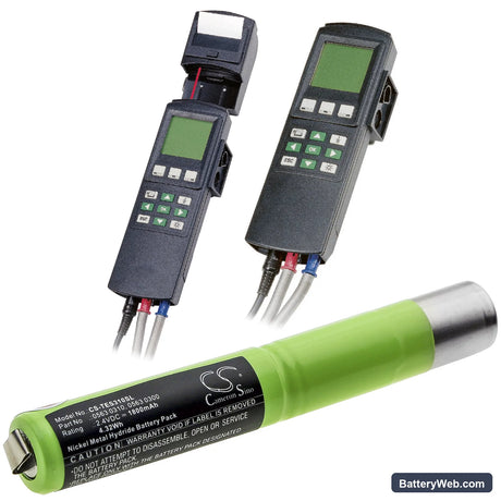 Testo 300 L Replacement Battery, 2.4V, 1800mAh, Ni-MH 4