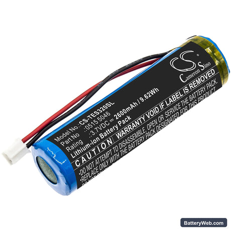 Testo 320 Combustion Analyzer Replacement Battery, 3.7V, 2600mAh, Li-ion 1