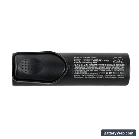 Testo 320 Replacement Battery, 3.7V, 2200mAh, Li-ion 5