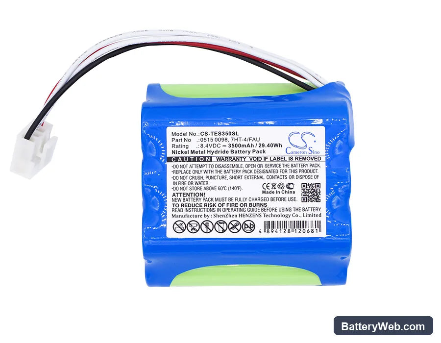 Testo 350 Replacement Battery, 8.4V, 3500mAh, Ni-MH 5