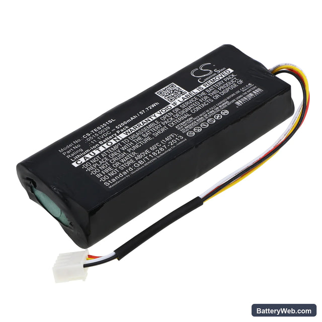 Testo 350K Analyzer Replacement Battery, 11.1V, 5200mAh, Li-ion 1