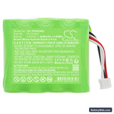 Testo 350 Control Replacement Battery, 4.8V, 2000mAh, Ni-MH 3