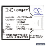 Texas Instruments TI-84 Plus CE Replacement Battery, 3.7V, 900mAh, Li-ion 3