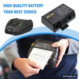 TSC Alpha 3L Replacement Battery, 7.4V, 3000mAh, Li-ion 6