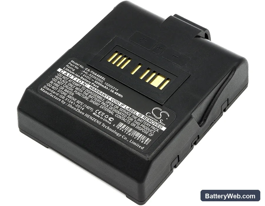 TSC Alpha 4L Replacement Battery, 7.4V, 5200mAh, Li-ion 1