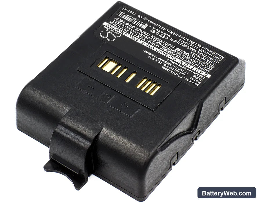 TSC Alpha 4L Replacement Battery, 7.4V, 5200mAh, Li-ion 2