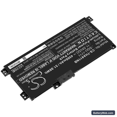 Thunderobot G7000M Replacement Battery, 11.55V, 4500mAh, Li-Polymer 2