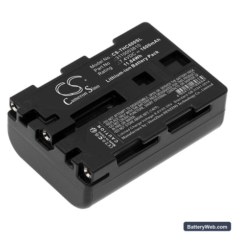 Trotech IC60 Replacement Battery, 7.4V, 1600mAh, Li-ion 1