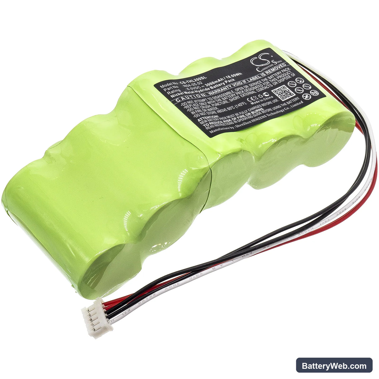Theis TPL-H Replacement Battery, 6V, 3000mAh, Ni-MH 1
