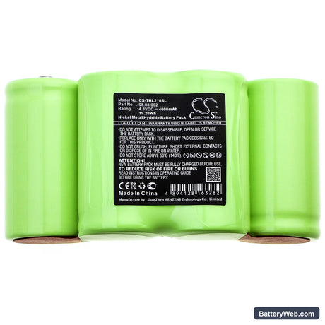 Theis TAL Evolution (200) Replacement Battery, 4.8V, 4000mAh, Ni-MH 3