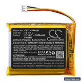 Therabody Smart Goggles Replacement Battery, 3.7V, 1800mAh, Li-Polymer 3