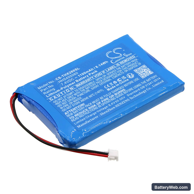 Technaxx TX-28 Monitor Replacement Battery, 7.4V, 1100mAh, Li-Polymer 1