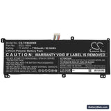 Schenker XMG Core 15 Replacement Battery, 11.4V, 7100mAh, Li-Polymer 3