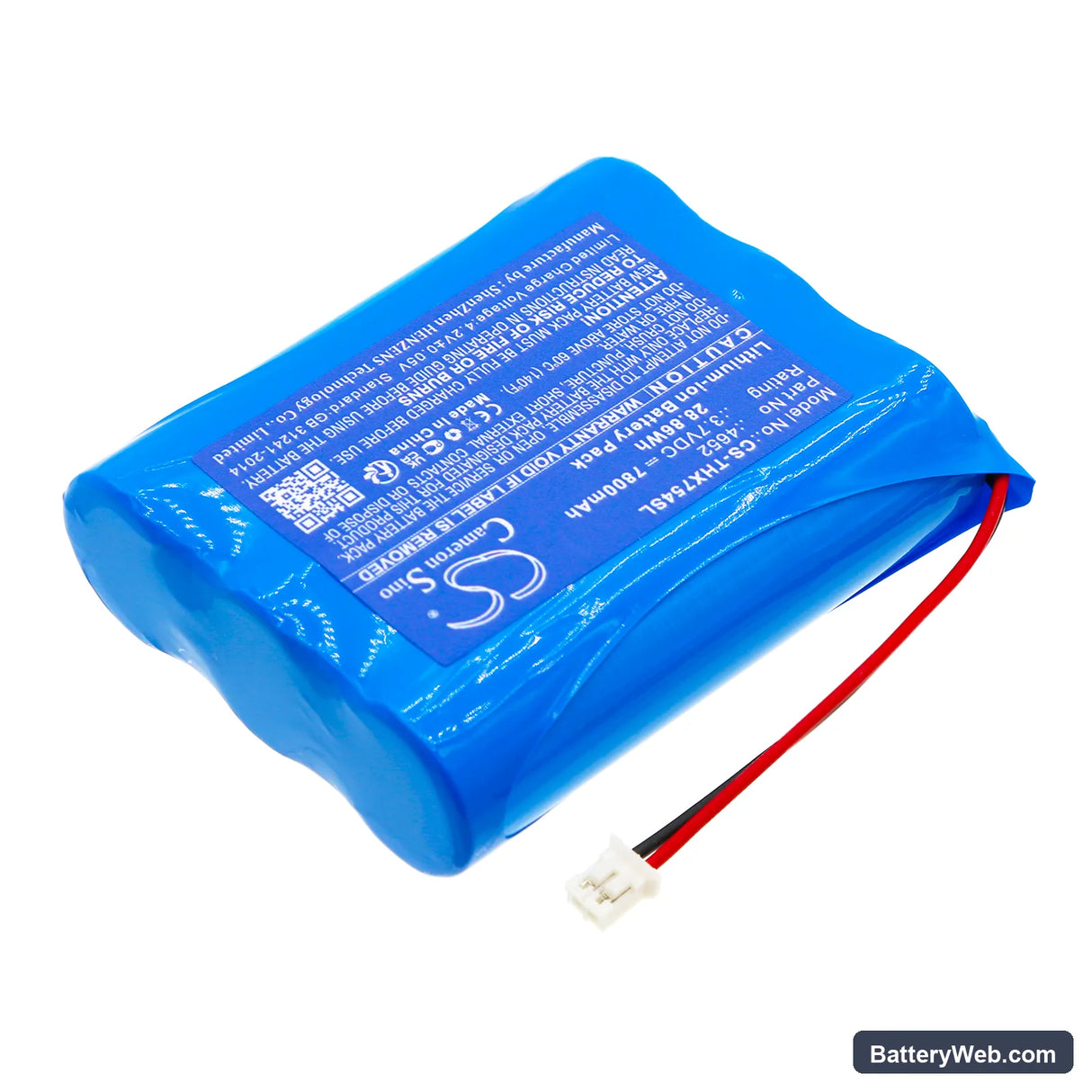 Technaxx TX-75 Replacement Battery, 3.7V, 7800mAh, Li-ion 2