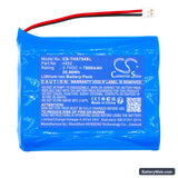 Technaxx TX-75 Replacement Battery, 3.7V, 7800mAh, Li-ion 3
