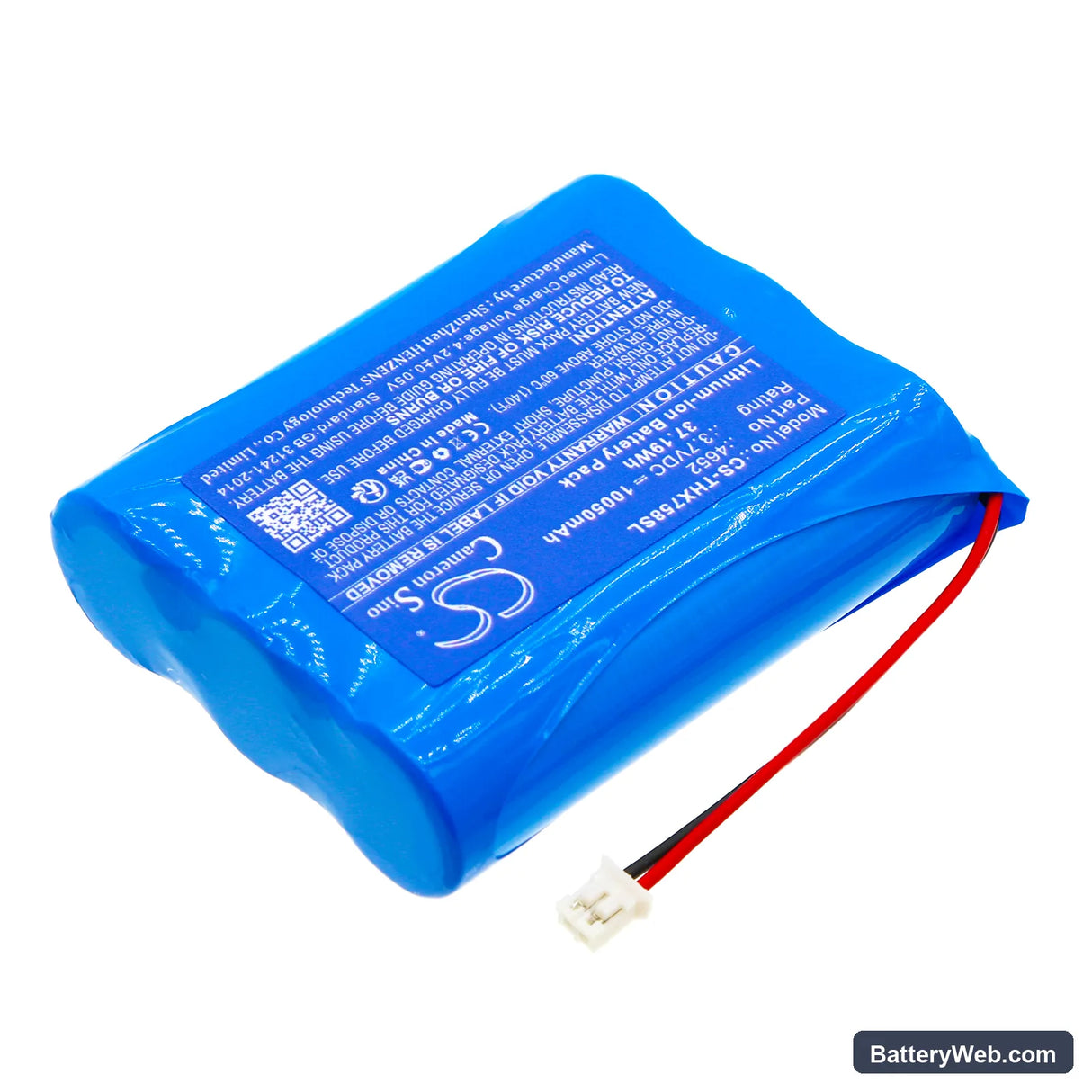 Technaxx TX-75 Replacement Battery, 3.7V, 10050mAh, Li-ion 2