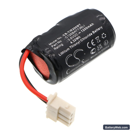 Technoalarm IR200 Replacement Battery, 3.6V, 1200mAh, Li-SOCl2 1
