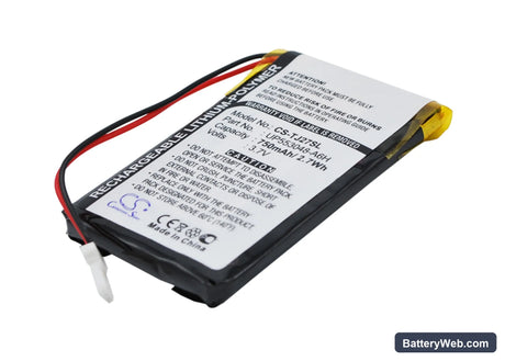 Sony Clie PEG-TJ27 Replacement Battery, 3.7V, 750mAh, Li-Polymer 2