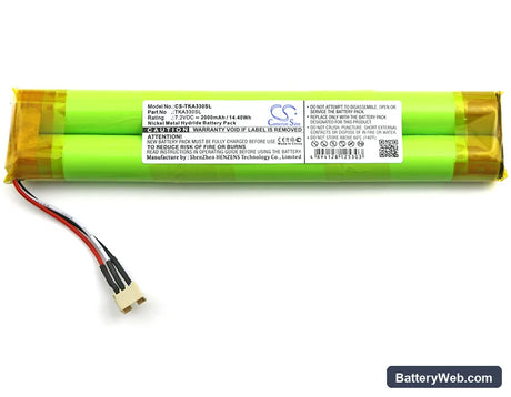 TDK Life On Record A33 Replacement Battery, 7.2V, 2000mAh, Ni-MH 3