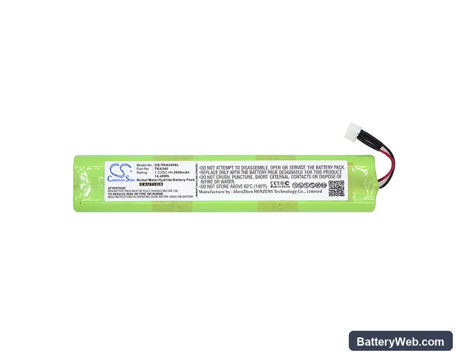 TDK Life On Record A34 Replacement Battery, 7.2V, 2000mAh, Ni-MH 5