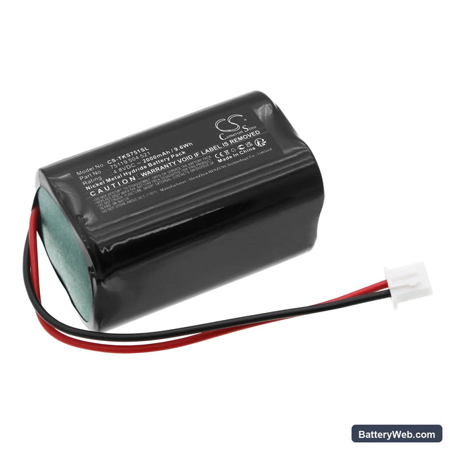 Techkon SpectroDens SpectroPlate Replacement Battery, 4.8V, 2000mAh, Ni-MH 1