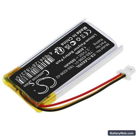 Turtle Beach Elite Atlas Aero Replacement Battery, 3.7V, 500mAh, Li-Polymer 2