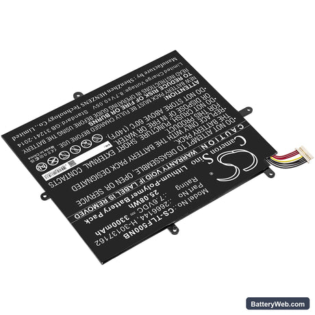Jumper Ezbook X1 Replacement Battery, 7.6V, 3300mAh, Li-Polymer 2