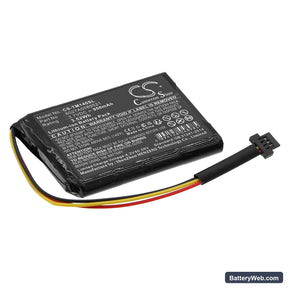TomTom 1EK0.052.02 Replacement Battery, 3.7V, 950mAh, Li-ion 1