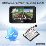 TomTom Go 2435 Replacement Battery, 3.7V, 1000mAh, Li-ion 6