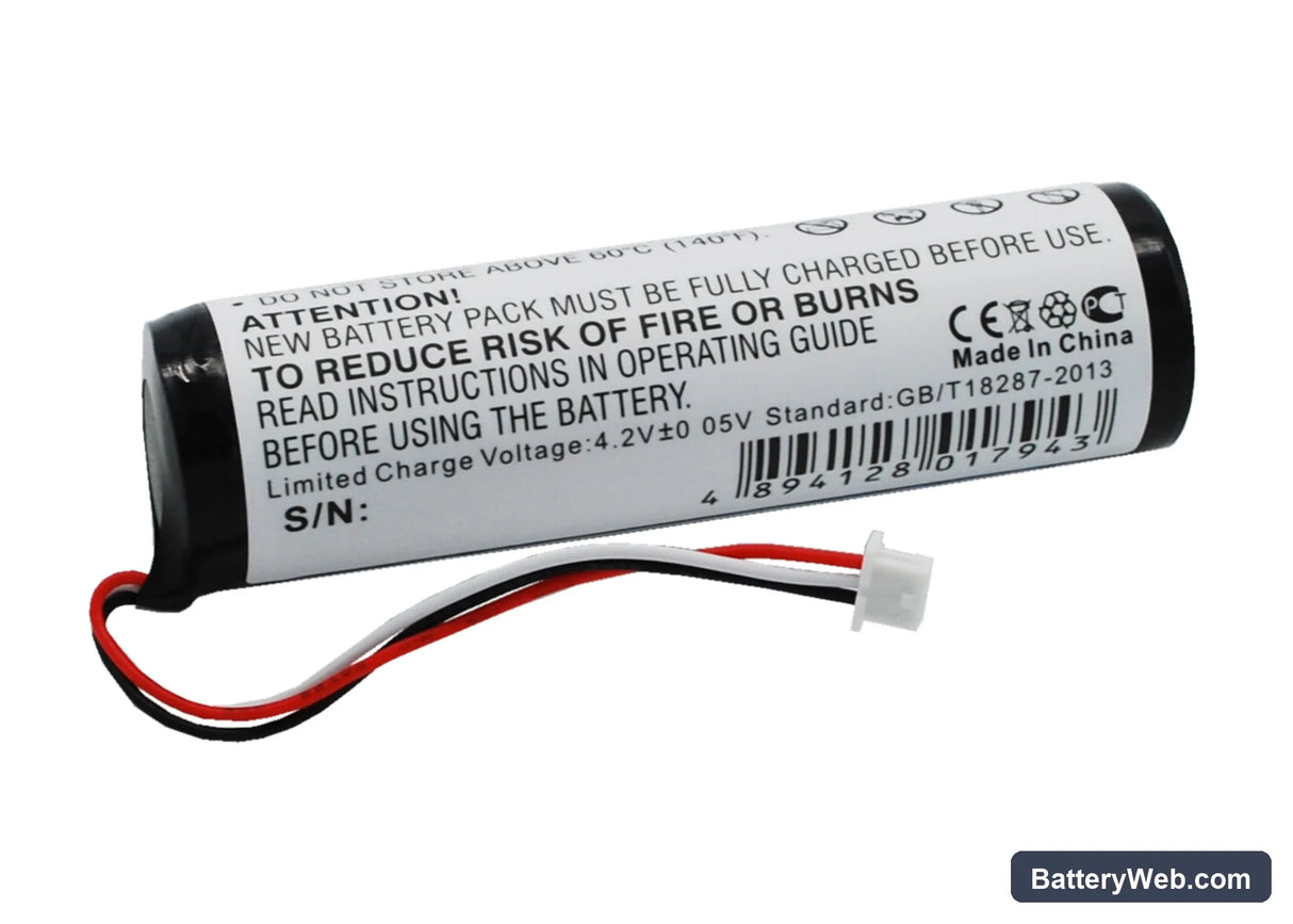TomTom Go 300 Replacement Battery, 3.7V, 2600mAh, Li-ion 5