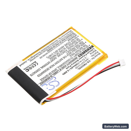 TomTom Go 920 Replacement Battery, 3.7V, 1300mAh, Li-Polymer 2
