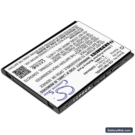T-Mobile Catalyst 3622A Replacement Battery, 3.7V, 2200mAh, Li-Polymer 2