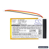 TomTom Eclipse Replacement Battery, 3.7V, 1200mAh, Li-Polymer 3