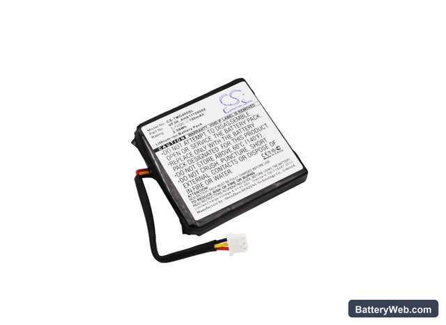 TomTom Go 400 4.3" Replacement Battery, 3.7V, 700mAh, Li-ion 1
