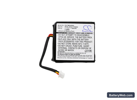 TomTom Go 400 4.3" Replacement Battery, 3.7V, 700mAh, Li-ion 5