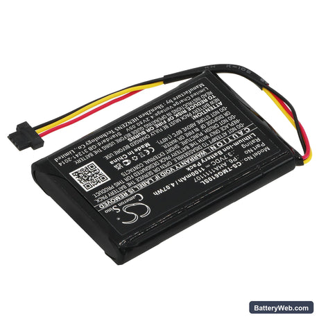 TomTom Go 610 Replacement Battery, 3.7V, 1100mAh, Li-ion 2