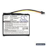 TomTom Go 820 Replacement Battery, 3.7V, 1000mAh, Li-ion 3