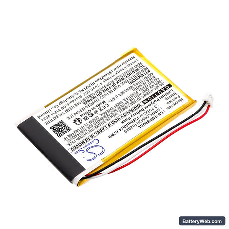 TomTom Pro 8000 Replacement Battery, 3.7V, 1250mAh, Li-Polymer 2