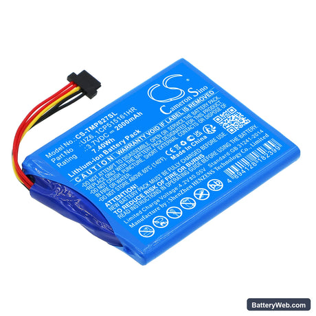 TomTom Pro 8270 Replacement Battery, 3.7V, 2000mAh, Li-ion 1