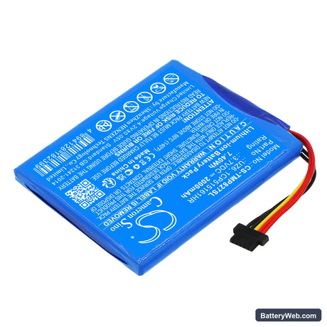 TomTom Pro 8270 Replacement Battery, 3.7V, 2000mAh, Li-ion 2