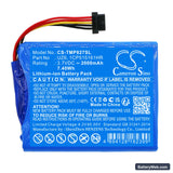 TomTom Pro 8270 Replacement Battery, 3.7V, 2000mAh, Li-ion 3