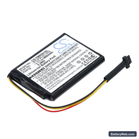 TomTom Route XL Replacement Battery, 3.7V, 900mAh, Li-ion 1