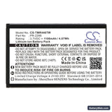 Retevis RB15 Replacement Battery, 3.7V, 1100mAh, Li-ion 5