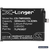 Verizon 10 Replacement Battery, 3.85V, 3850mAh, Li-Polymer 3