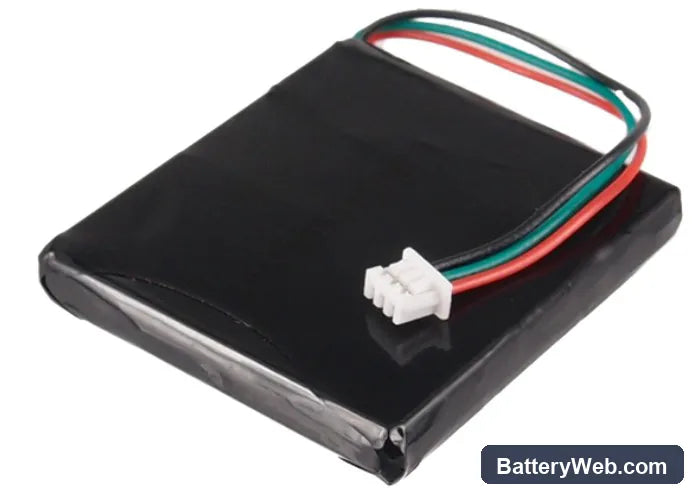 TomTom Start Replacement Battery, 3.7V, 770mAh, Li-ion 3