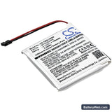 TomTom Spark 3 Replacement Battery, 3.7V, 150mAh, Li-Polymer 1