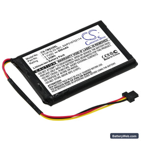 TomTom Start XL Replacement Battery, 3.7V, 900mAh, Li-ion 1
