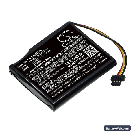 TomTom Start 52 Replacement Battery, 3.7V, 1000mAh, Li-ion 1